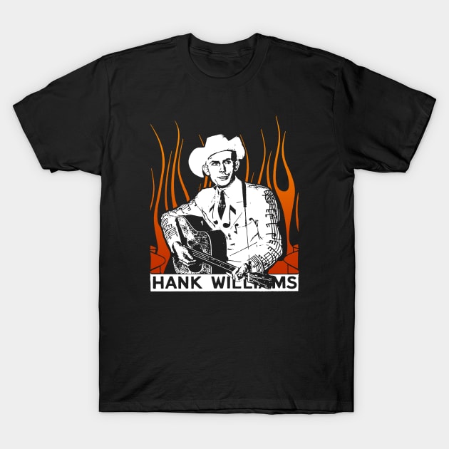 Hank Williams Sr. T-Shirt by irkife